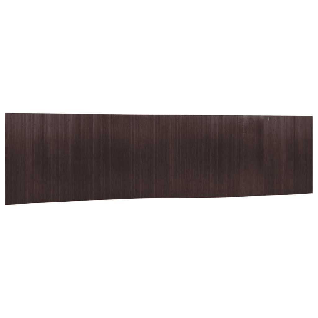 Paravent Dunkelbraun Breite 800 cm Höhe 165 cm Bambus