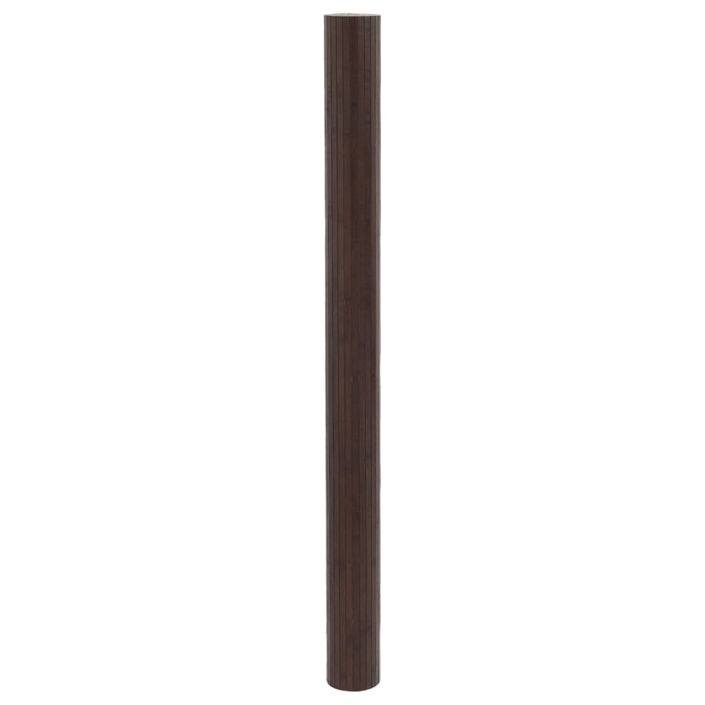 Paravent Dunkelbraun Breite 800 cm Höhe 165 cm Bambus