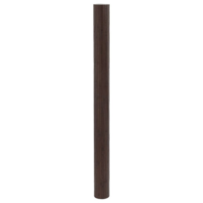 Paravent Dunkelbraun Breite 800 cm Höhe 165 cm Bambus