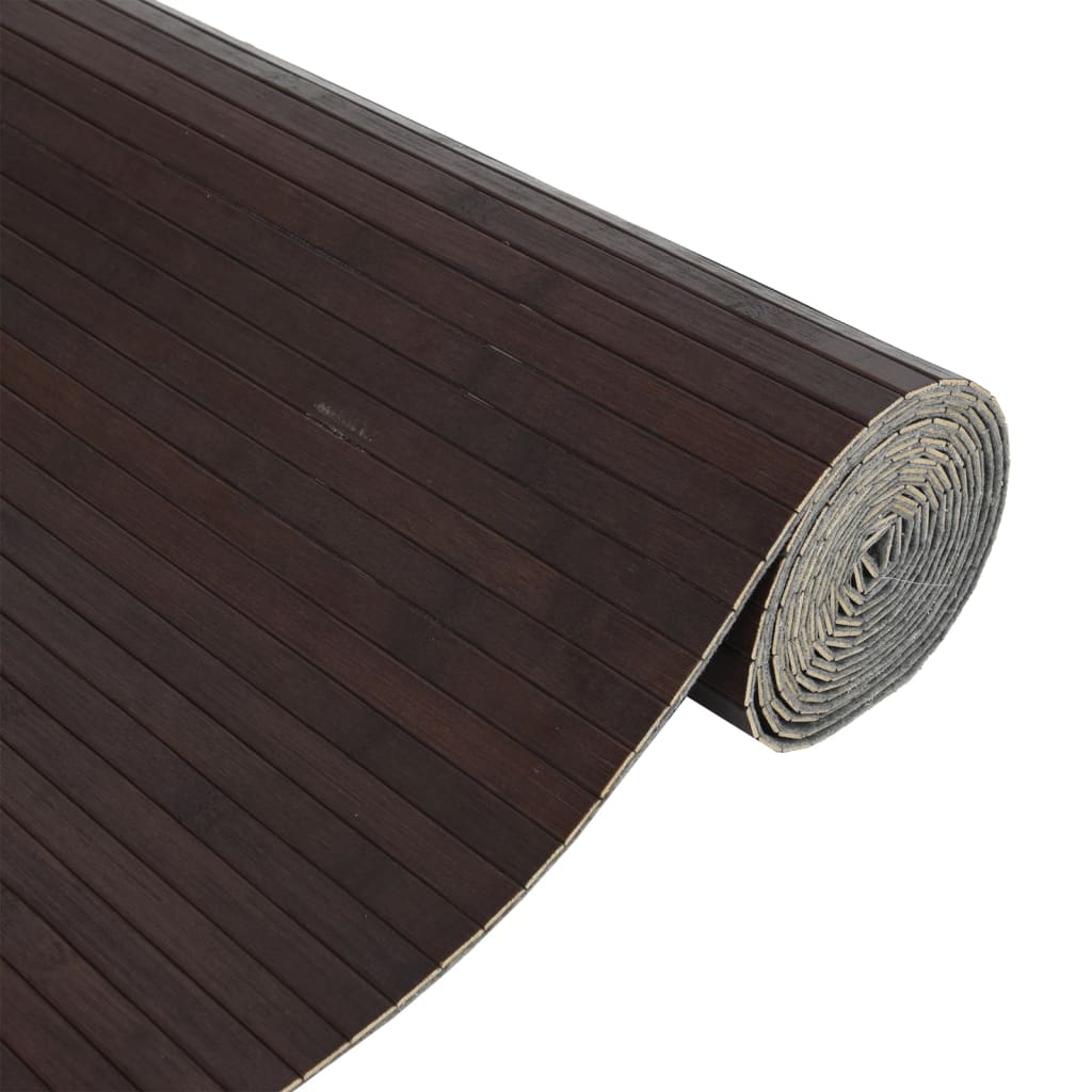 Paravent Dunkelbraun Breite 800 cm Höhe 165 cm Bambus