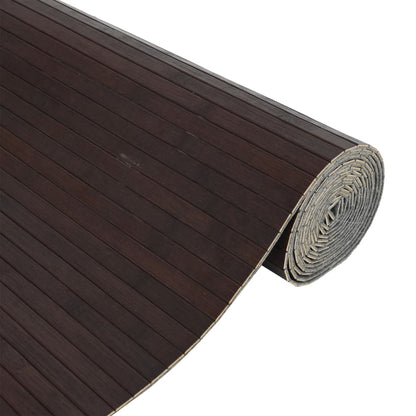 Paravent Dunkelbraun Breite 800 cm Höhe 165 cm Bambus