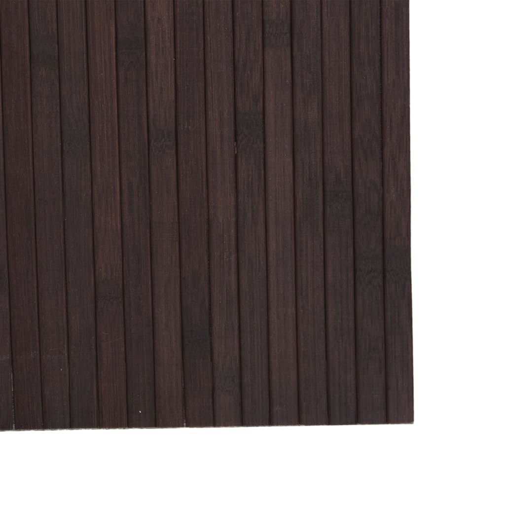 Paravent Dunkelbraun Breite 800 cm Höhe 165 cm Bambus