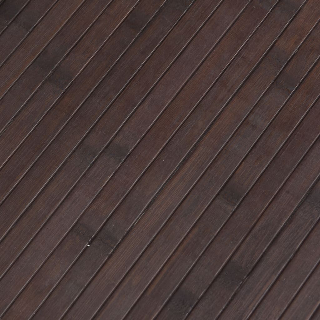 Paravent Dunkelbraun Breite 800 cm Höhe 165 cm Bambus