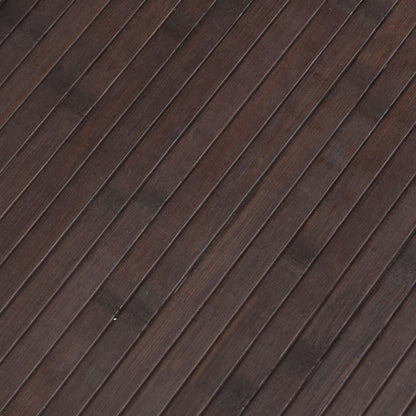 Paravent Dunkelbraun Breite 800 cm Höhe 165 cm Bambus