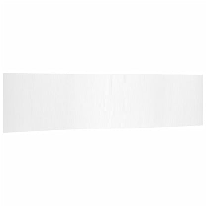 Paravent Weiß Breite 800 cm Höhe 165 cm Bambus