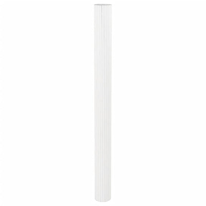 Paravent Weiß Breite 800 cm Höhe 165 cm Bambus