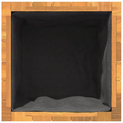 Pflanzkübel 45x45x45 cm Massivholz Akazie