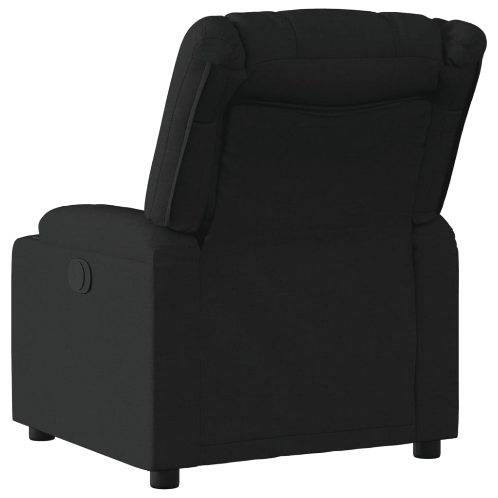 Fauteuil de relaxation tissu noir