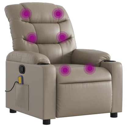 Massagesessel Cappuccino Kunstleder