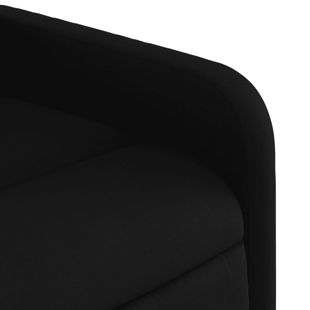 Fauteuil de relaxation tissu noir