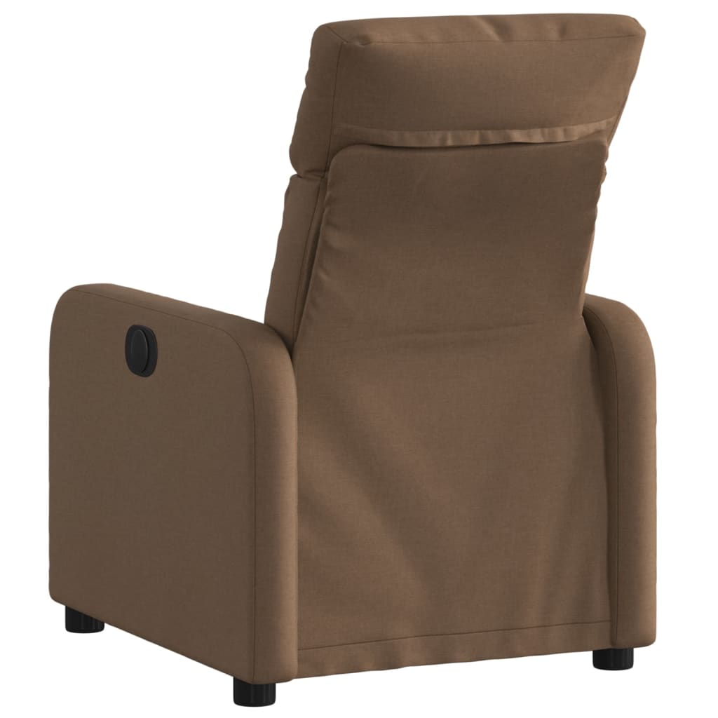 Fauteuil de relaxation tissu marron