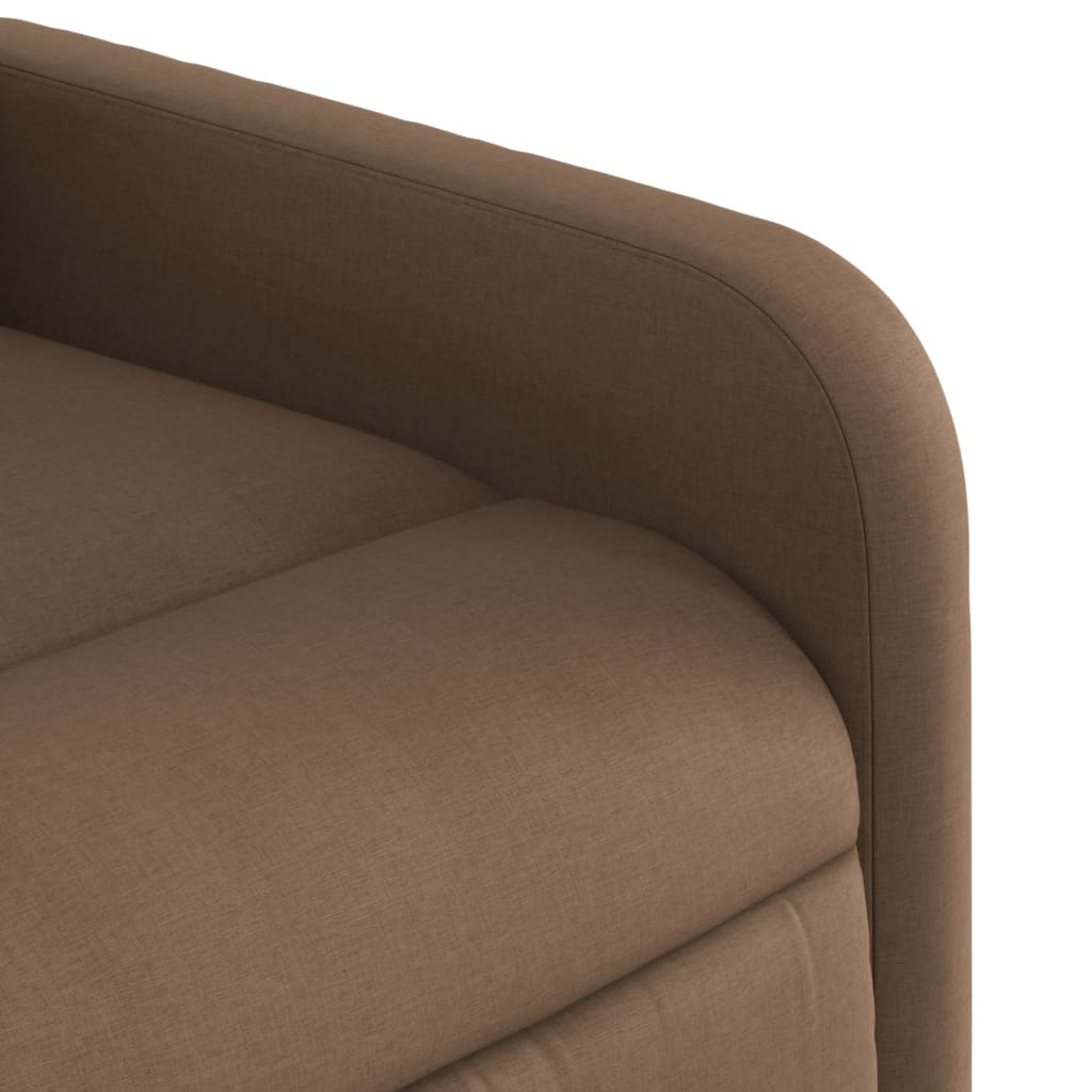 Fauteuil de relaxation tissu marron