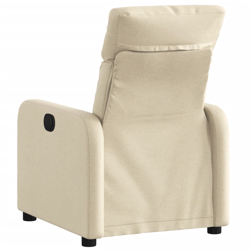 Fauteuil de relaxation tissu crème