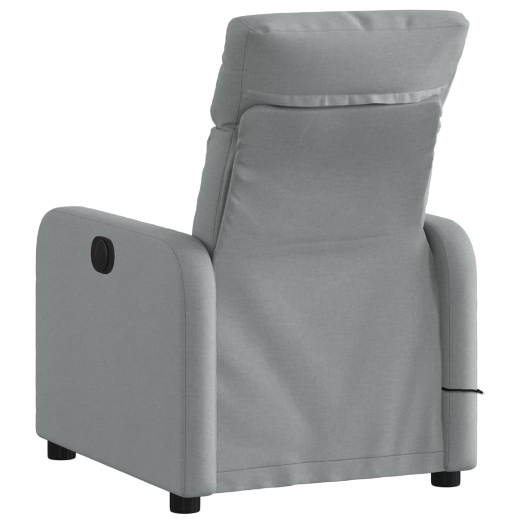 Fauteuil de massage tissu gris clair