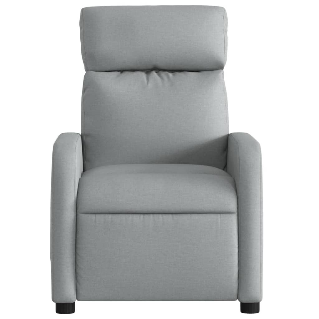 Fauteuil de massage tissu gris clair