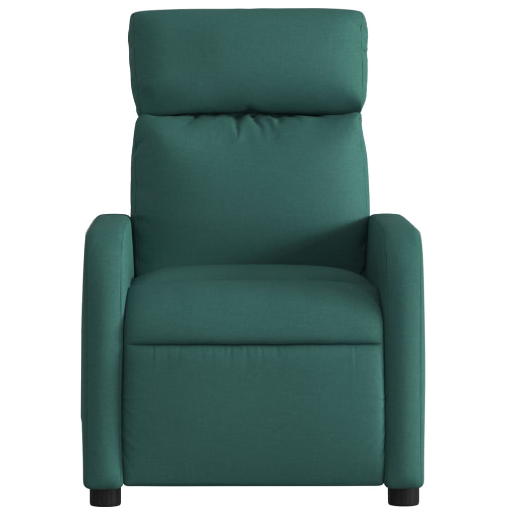 Fauteuil de massage tissu vert foncé