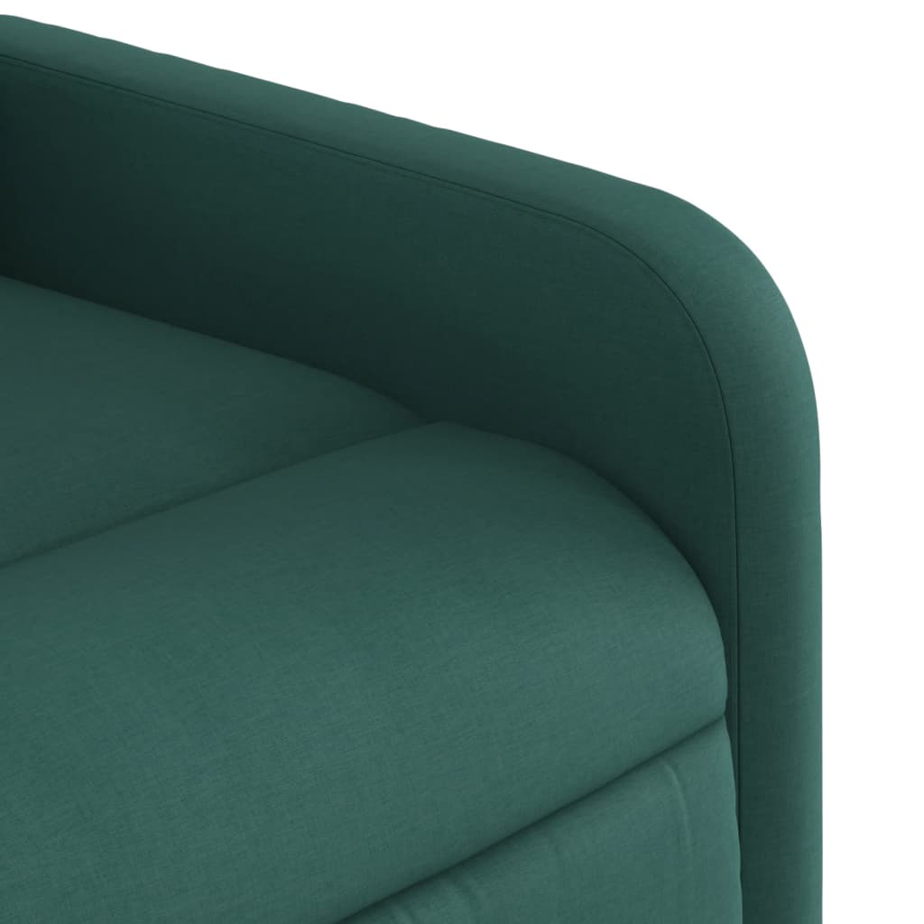 Fauteuil de massage tissu vert foncé