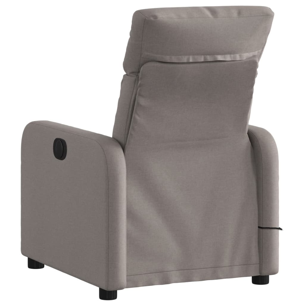 Fauteuil de massage tissu taupe