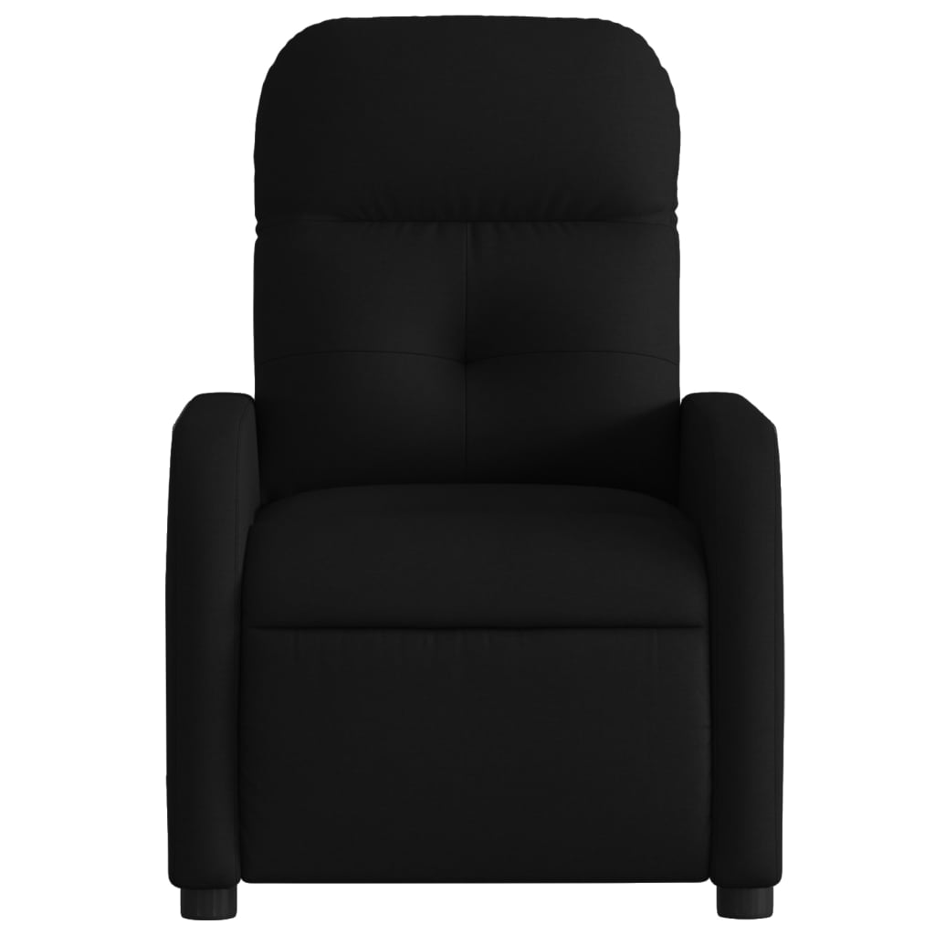 Fauteuil de relaxation tissu noir