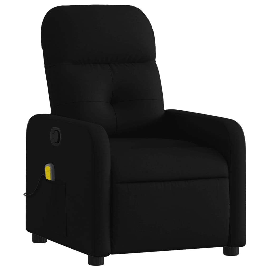 Fauteuil de massage tissu noir