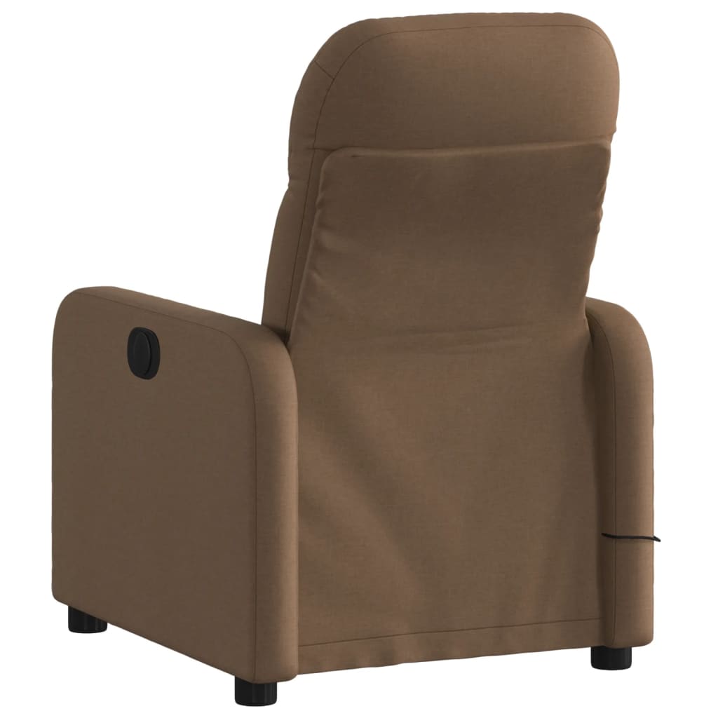 Fauteuil de massage tissu marron