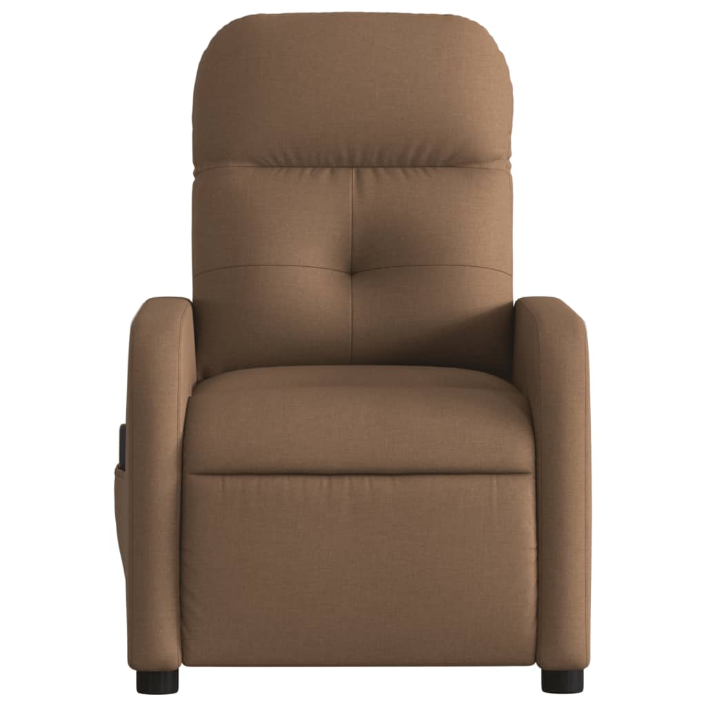 Fauteuil de massage tissu marron