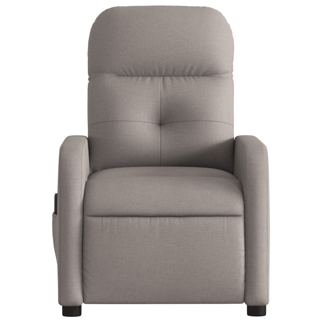 Fauteuil de massage tissu taupe