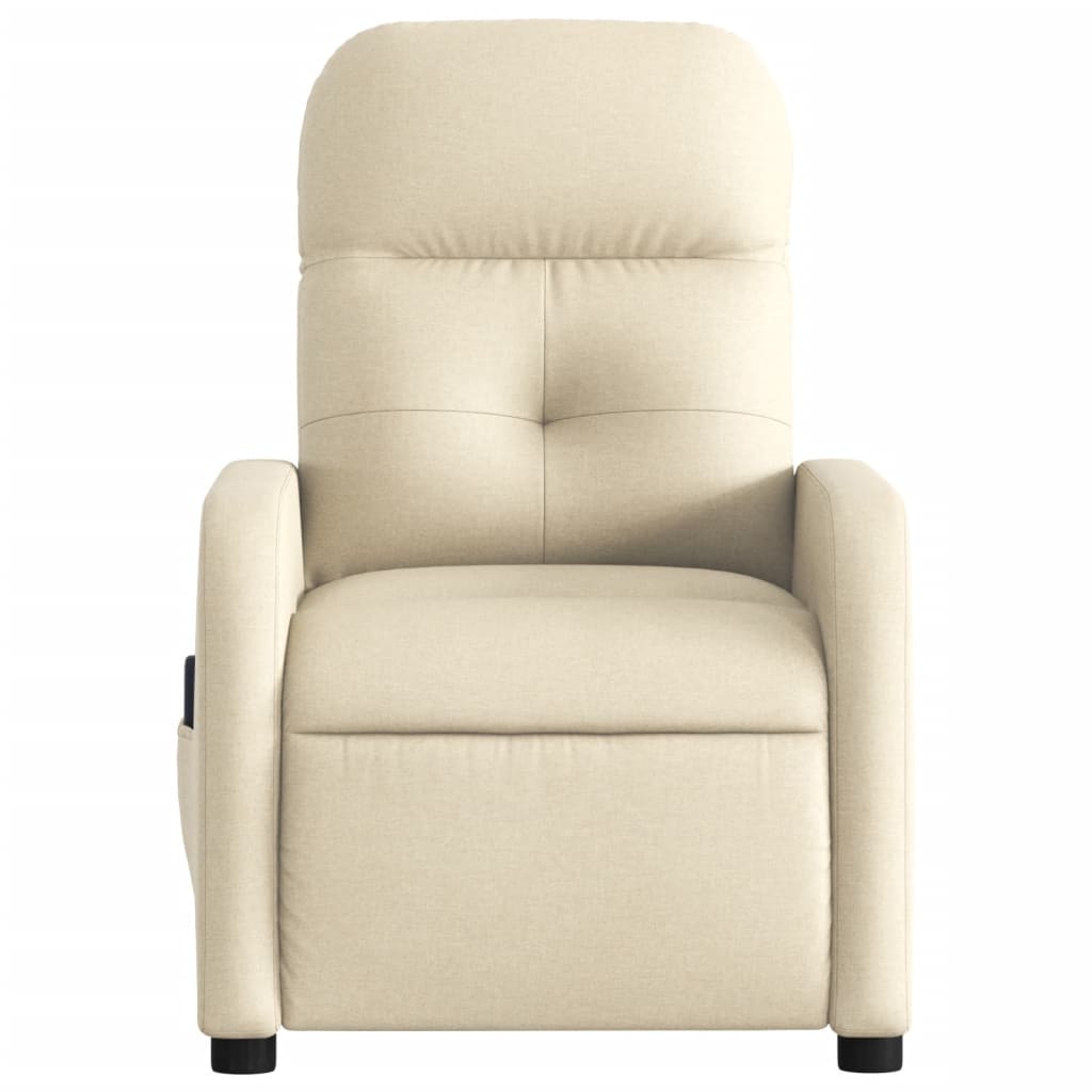 Fauteuil de massage tissu crème