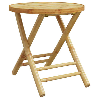 Gartentisch Klappbar Ø45x45 cm Bambus