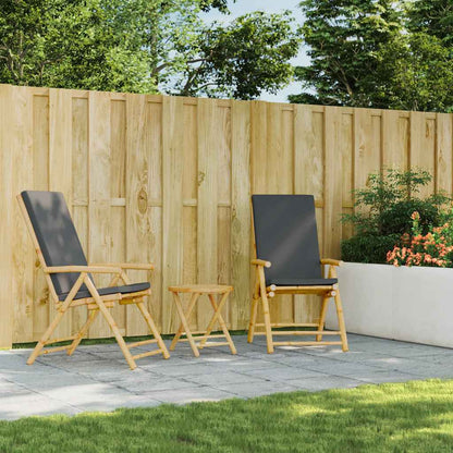 Gartentisch Klappbar Ø45x45 cm Bambus