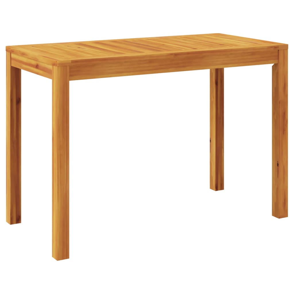 Table à manger de jardin 110x55x75 cm en bois d'acacia massif