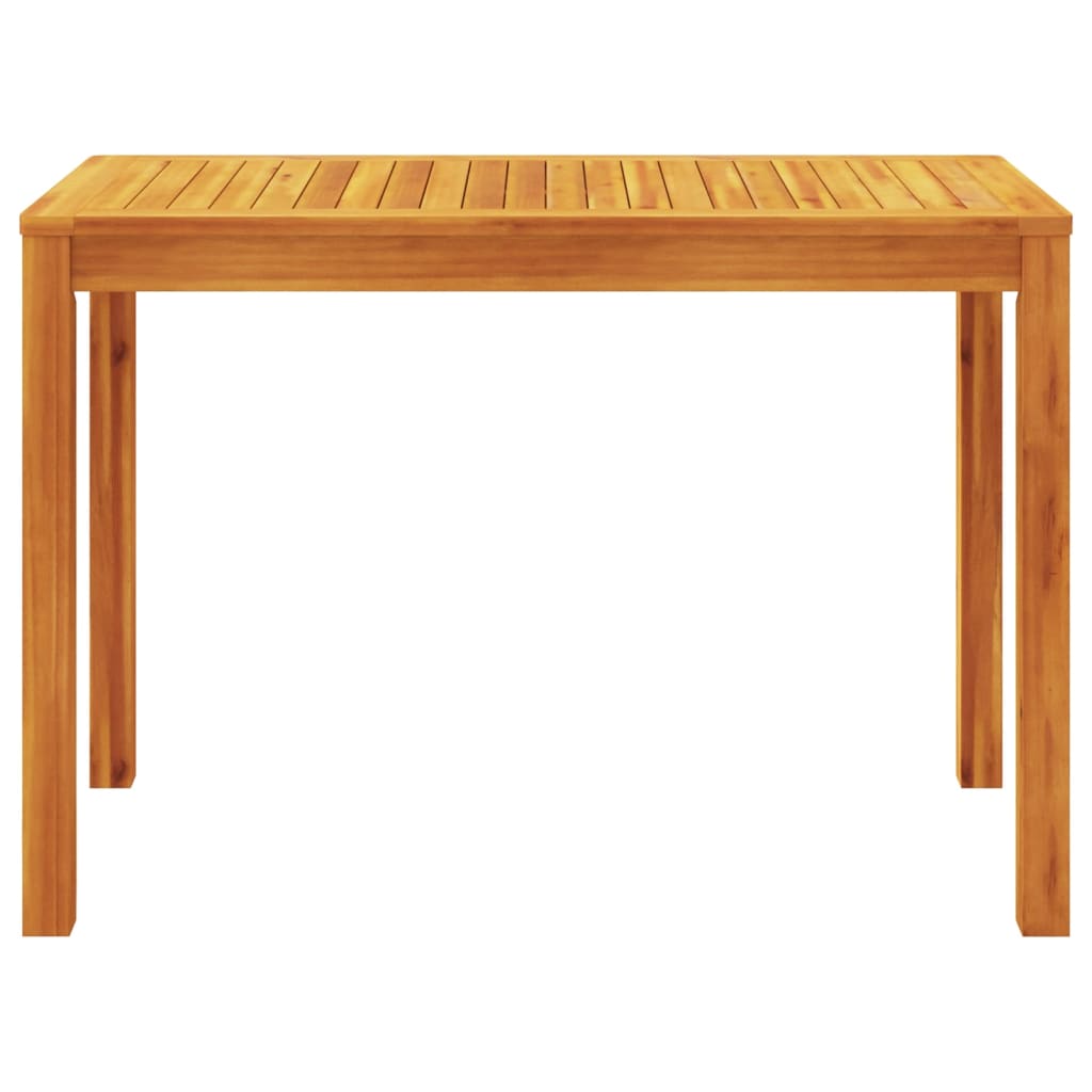 Table à manger de jardin 110x55x75 cm en bois d'acacia massif