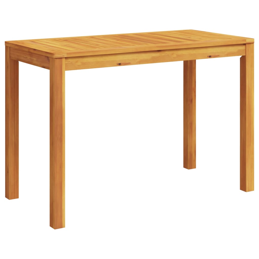 Table à manger de jardin 110x55x75 cm en bois d'acacia massif