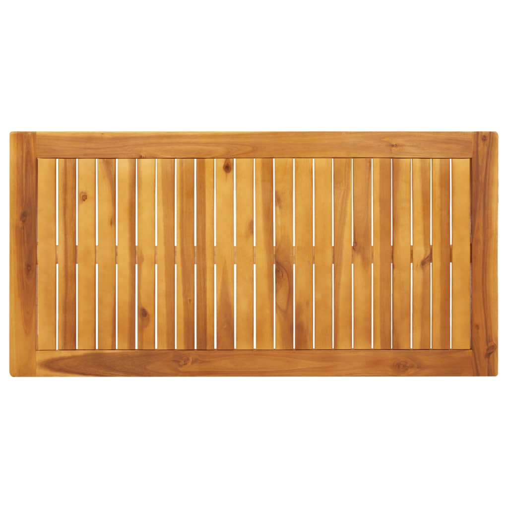 Garten-Esstisch 110x55x75 cm Massivholz Akazie