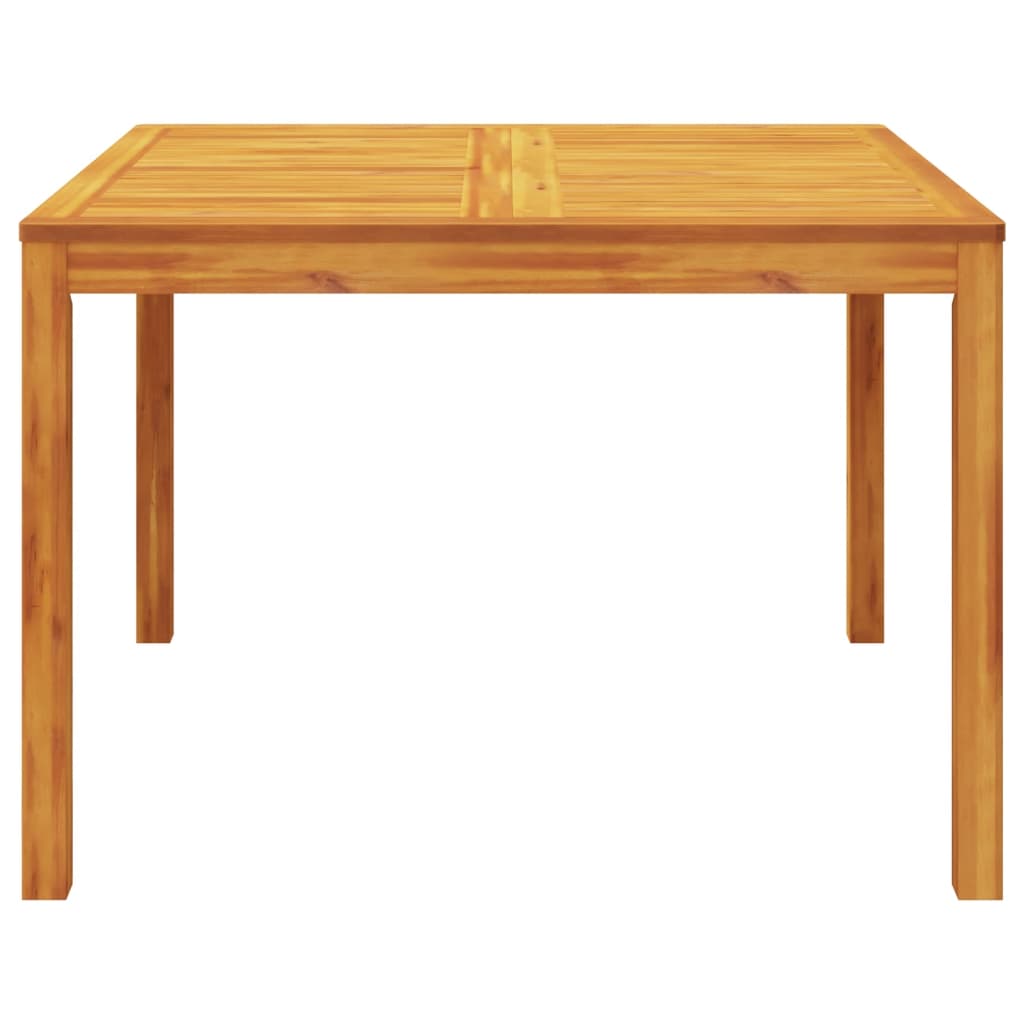 Table à manger de jardin 110x110x75 cm en bois d'acacia massif