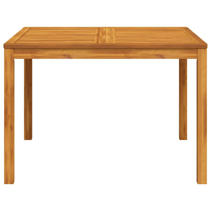 Garten-Esstisch 110x110x75 cm Massivholz Akazie