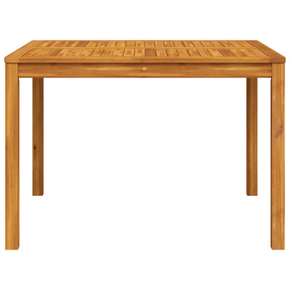 Garten-Esstisch 110x110x75 cm Massivholz Akazie