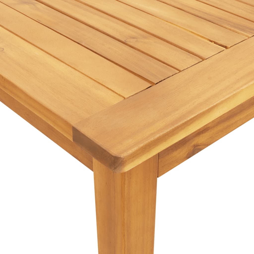 Table à manger de jardin 180x90x75 cm en bois d'acacia massif