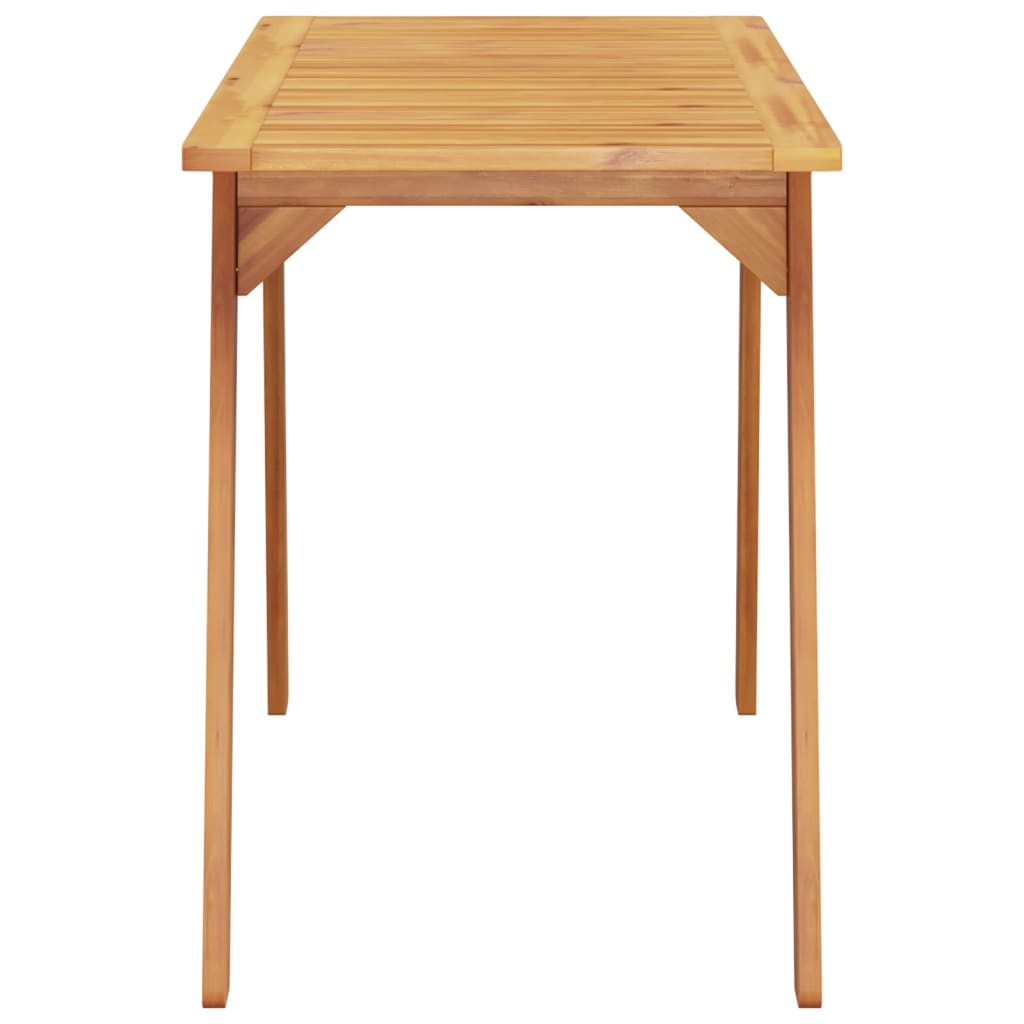 Table à manger de jardin 110x56x75 cm en bois d'acacia massif