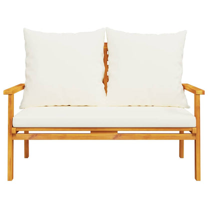 Gartensofa-Set mit Kissen Massivholz Akazie