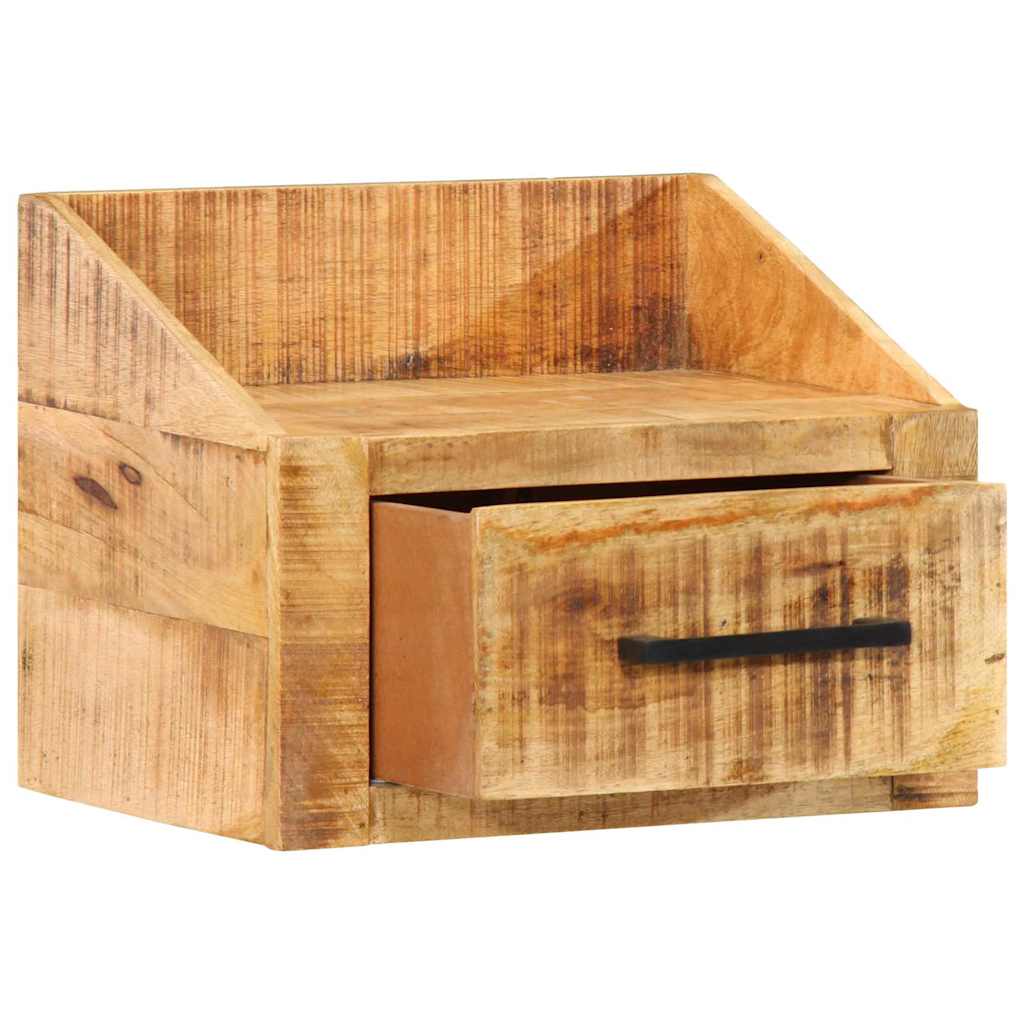 Nachttisch Braun 40 x 30 x 30 cm Massivholz Mango