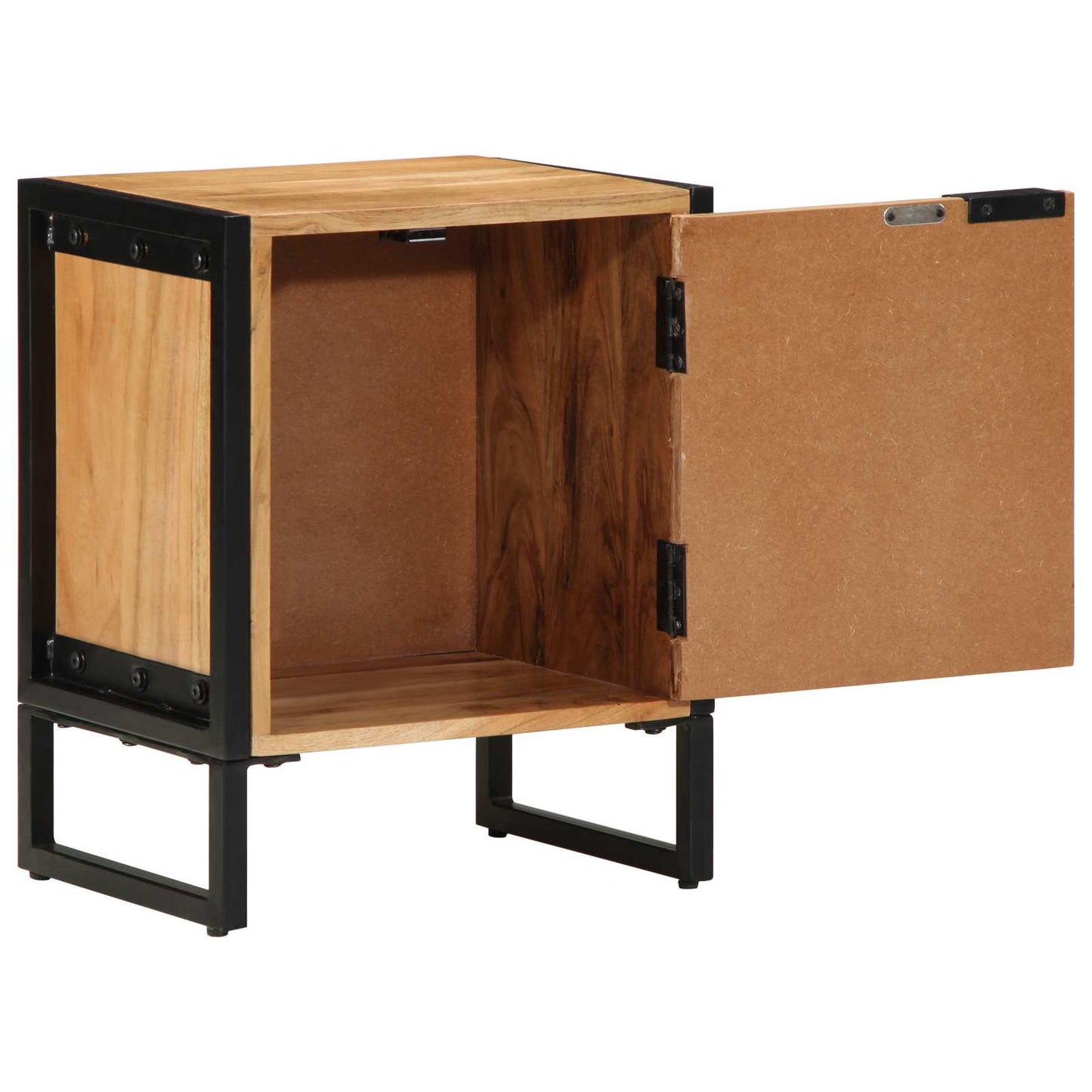 Nachttisch Braun 40 x 30 x 50 cm Massivholz Akazie