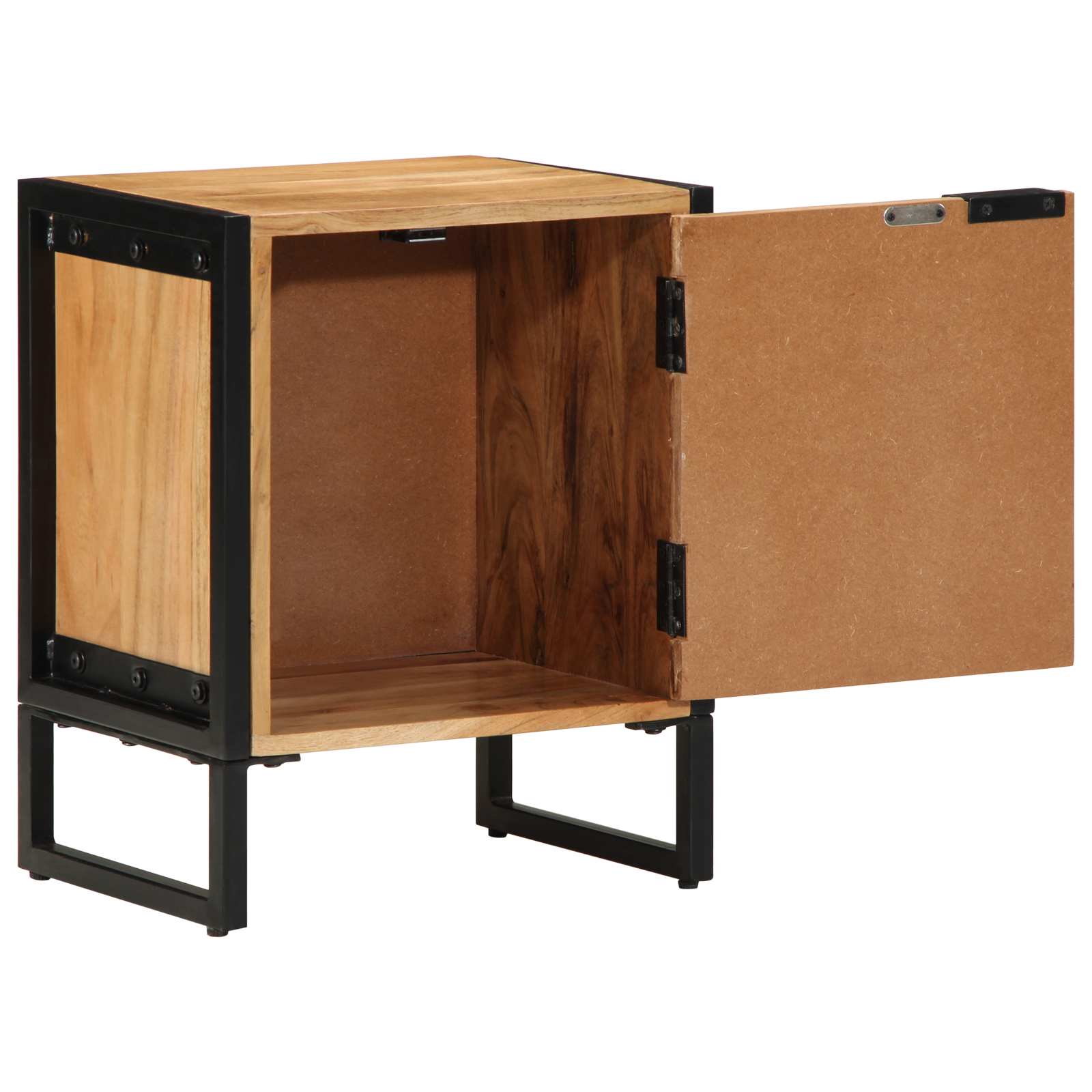 Nachttisch Braun 40 x 30 x 50 cm Massivholz Akazie