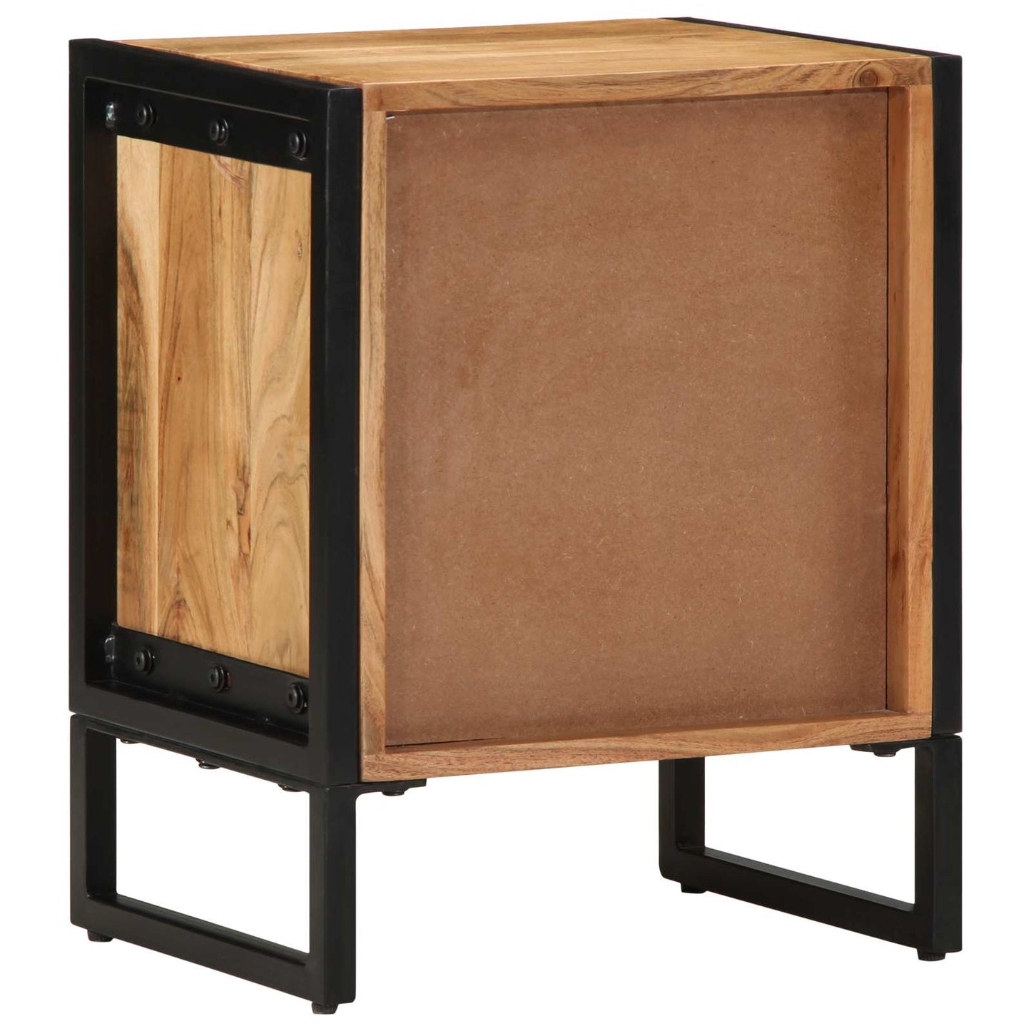 Nachttisch Braun 40 x 30 x 50 cm Massivholz Akazie