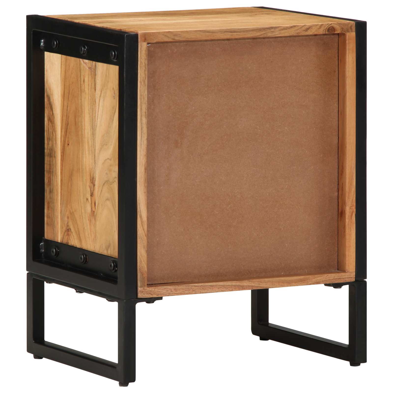 Nachttisch Braun 40 x 30 x 50 cm Massivholz Akazie