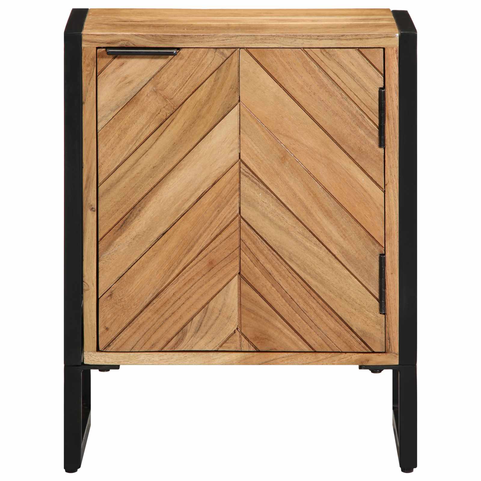 Nachttisch Braun 40 x 30 x 50 cm Massivholz Akazie