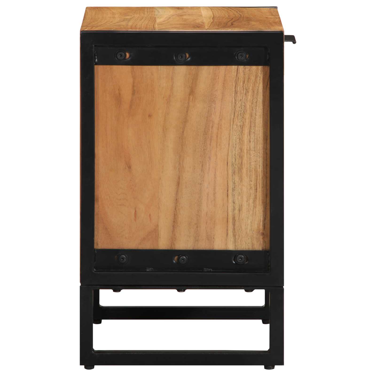 Nachttisch Braun 40 x 30 x 50 cm Massivholz Akazie