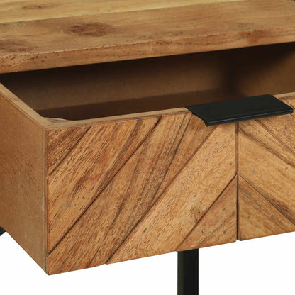 Nachttisch Braun 40 x 35 x 50 cm Massivholz Akazie