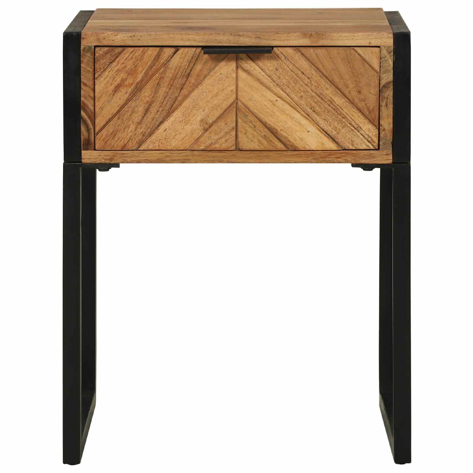 Nachttisch Braun 40 x 35 x 50 cm Massivholz Akazie