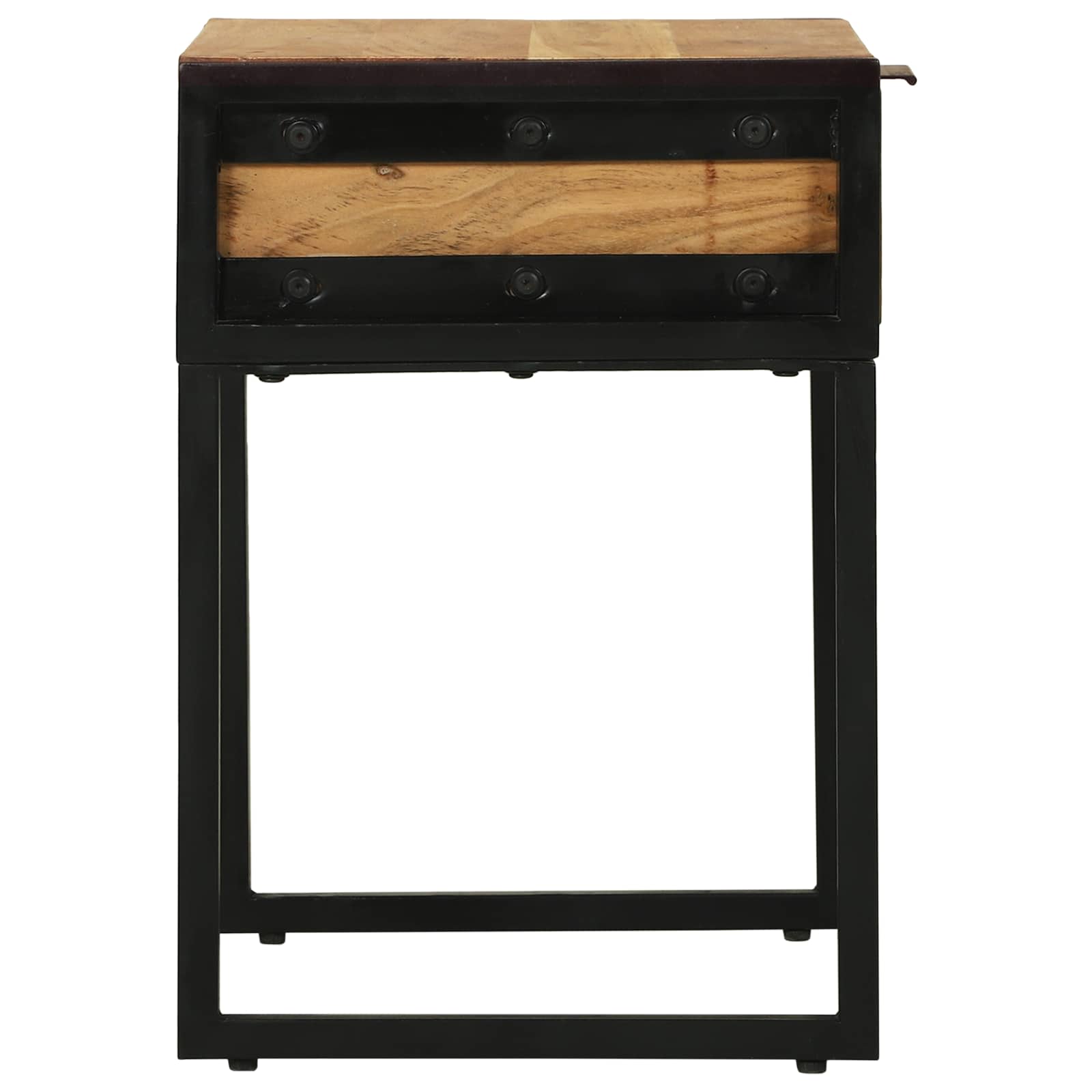 Nachttisch Braun 40 x 35 x 50 cm Massivholz Akazie